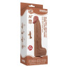 LoveToy SlidingSkin Gode Sliding Skin 27 x 6.5cm Marron